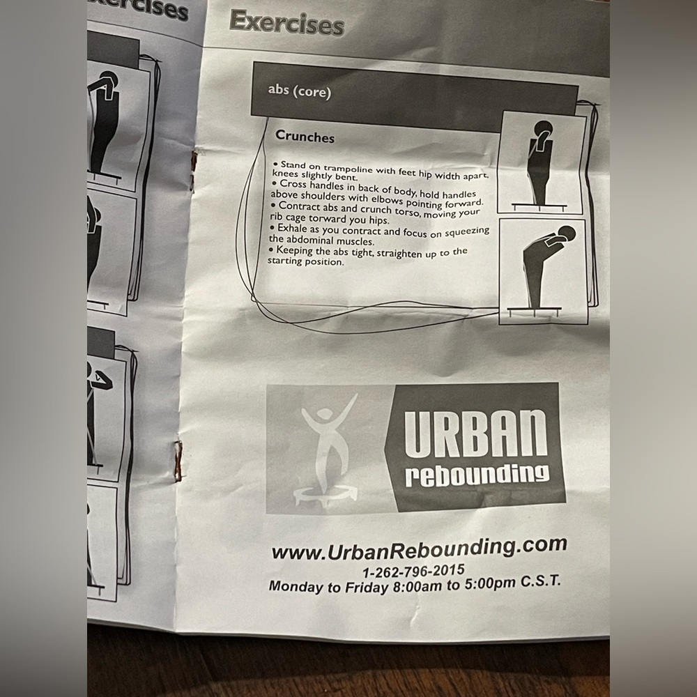 Urban Rebounding Resistance Exercise Bands W Handles & Carabiner Clips Workouts - Picture 14 of 15